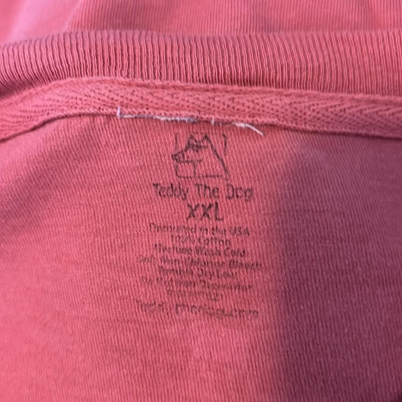 Teddy The Dog men’s red “don’t even ask” dog short sleeve t-shirt size XXL - Picture 8 of 8